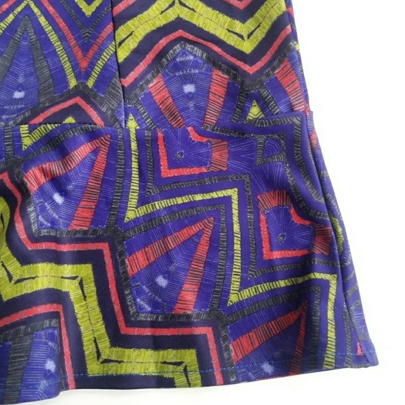 new ASOS River Island Skirt Blue Print Plus Size - Picture 3 of 6